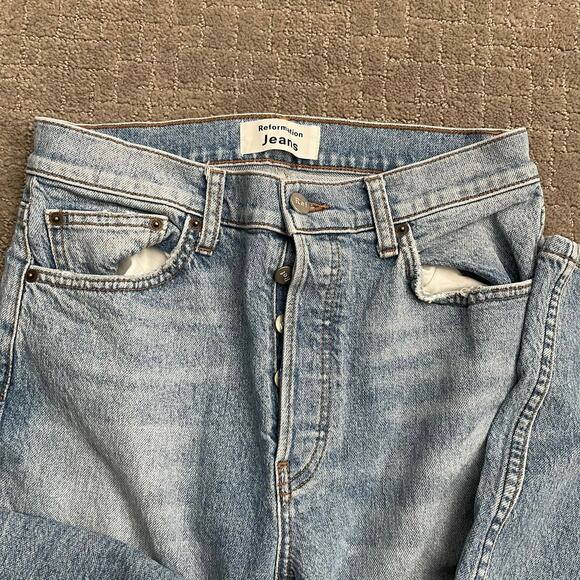 Reformation 28 Serena High Skinny Jean Montego - Picture 4 of 6